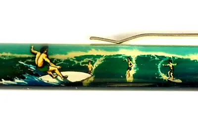 California Surfing Floaty Pen Moving Surfer In Ocean Waves Vintage Floating • $23.99