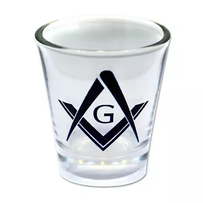 Square & Compass Masonic Shot Glass • $9.99