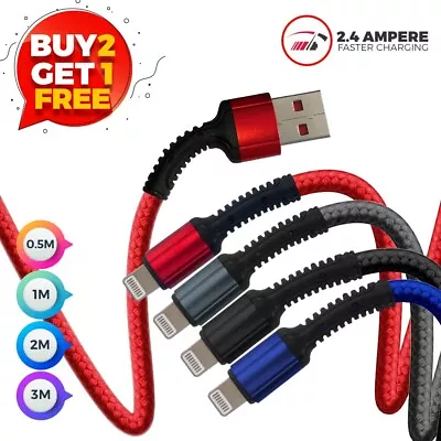 £4.59 • Buy USB Charger & Data Sync Cable Lead For Apple IPhone 14 13 12 PRO MAX  8 X 11 XR