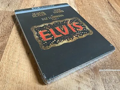 Elvis W. Embossed Steelbook (4K UHD + Blu-ray Italian Import Region Free) NEW • $29