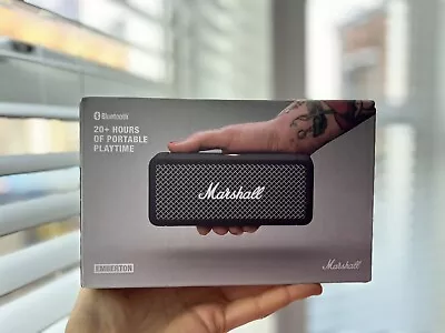 Marshall Emberton Portable Bluetooth Speaker (black) • £95