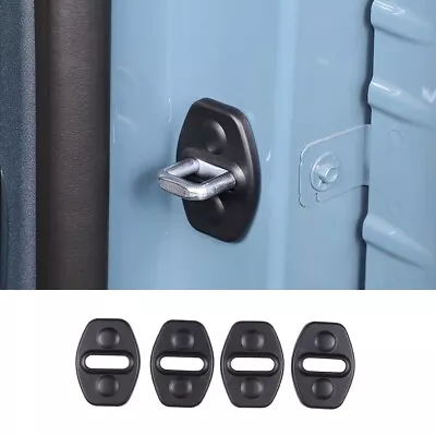 4Pcs/set Matte Black Car Door Lock Cover Protector Trim Fits Ford Maverick 2022+ • $23.99