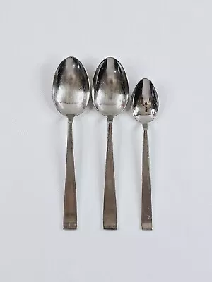 Sola Holland CORA Stainless Steel Flatware 2 Tablespoons & 1 Tea Spoon MCM  • $13.95