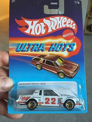 1/64 Custom Hot Wheels 1987 BUICK GNX W/real Riders MILLER HIGH LIFE Custom  • $39.99