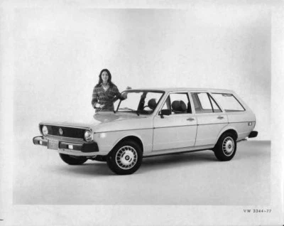 1977 VW Volkswagen Dasher Station Wagon Press Photo And Release 0026 • $13.67