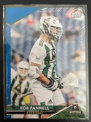 Rob Pannell 2022 Topps Premier Lacrosse League PLL Blue Parallel Card #'d/99 • $5.99