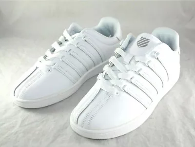 K Swiss Classic VN Low Sneakers Womens Size 6Y Women's 8 White On White • $29.99