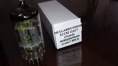 1970  MULLARD ( For COSSOR ) 12AU7 12AU7A ECC82 Short Plate TUBE NO MICROPHONICs • $23.25