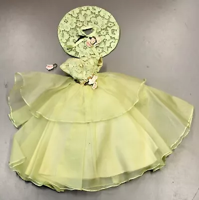 Vintage Apple Green Barbie Summer Gown & Hat By Halina's Doll Fashions Chicago • $415