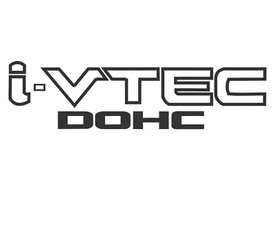 I-VTEC Dohc Decals For Honda Civic Accord Graphics X2 Vinyl Sticker Rally Racing • £5.99