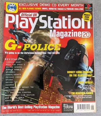 Official UK PlayStation Magazine - June 1997 - Issue 20 - No Demo Disc • £14.95