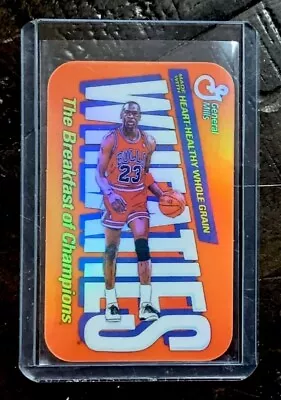 Michael Jordan 1988 Wheaties Tobacco Insert Refractor Card —Chicago Bulls-HoF— • $25