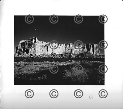 BOOK PLATE B&W Photo MORLEY BAER Enchanted Mesa / Frijoles Cyn Dwellings 9X9.5  • $9.99