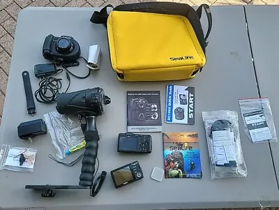 SeaLife DCl000 Underwater Camera With Housing Video Light Flash Bag And More • $19.97