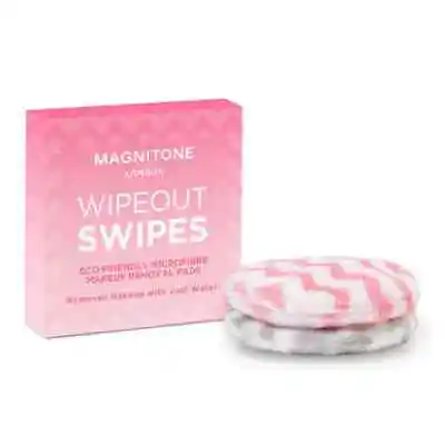 Magnitone Wipeout Swipes Twin Pack Microfibre Makeup Removal Pads - Free P&P • £3.79