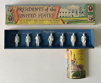 NOS MARX Toys  Presidents Of The United States Miniature Replicas Series 5 W Box • $25.96