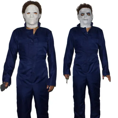 Movie Halloween Michael Myers Cosplay Costume Outfits Halloween Carnival Suit • $18.39