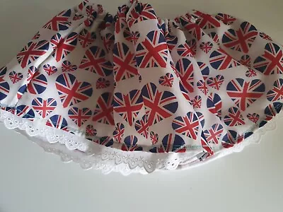 Handmade Girls Skirt Union Jack Festivals Holidays Parties Wear  • £15