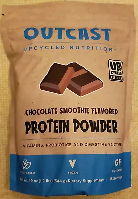 OUTCAST - Protein Powder - CHOCOLATE SMOOTH - VEGAN - 1.2 Lbs - Best 8/2024 • $29.99