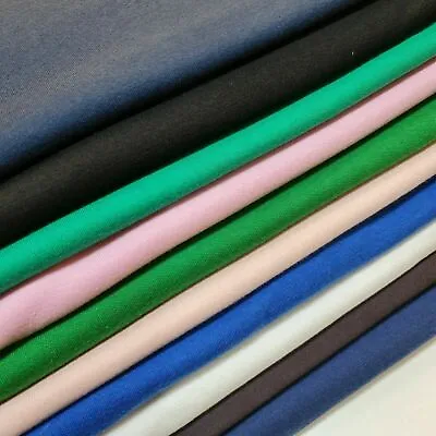 £1.99 • Buy Viscose Jersey Fabric 4Way Stretch Polyester Elastane Blend Dress Material 58 