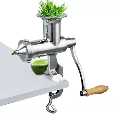 VEVOR Manual Wheatgrass Juicer Hand Press Juicer Fruit Vegetable Juice Extractor • $59.99