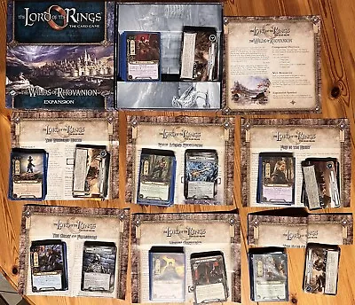 LOTR LCG Card Game Ered Mirith Complete Cycle With Wilds Of Rhovanion Deluxe Box • £10.50