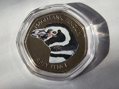 Rare!! 50 Pence  2018 Magellanic Penguin Falkland   • £13.99