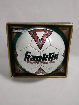 Franklin Soccer Ball Competition 1000 All Weather Size 4 Hand Sewn In Box • $15