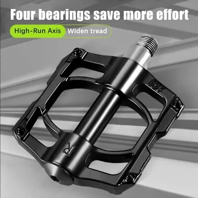 Aluminum Bicycle Pedals Bike Pedals Road Mountain Sealed Bearings Platform 9/16  • $14.89