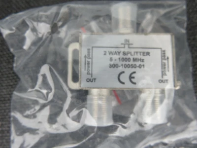 $8 • Buy 2-way TV Splitter F-type 5-1000Mhz