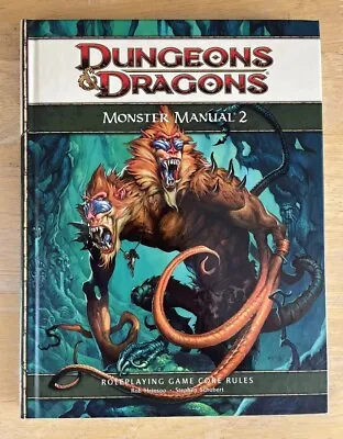 Dungeons And Dragons Monster Manual 2 2008 First 1st Printing Hardcover HC Book • $27.87