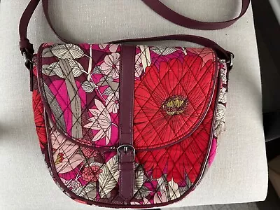 Vera Bradley Slim Saddle Bag In Retired Bohemian Blooms • $32.50