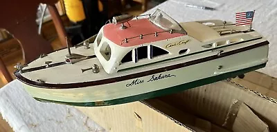 Vintage Ito Miss Sakura Toy Wood Boat With Box • $150