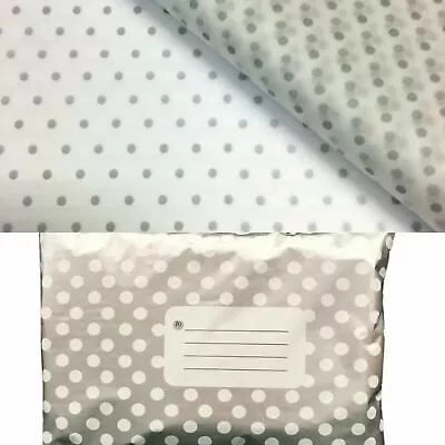 Polka Dot Mailing Bags & Polka Dot Tissue Paper Mixed Pack  9 Colours 3 Size Bag • £1.47