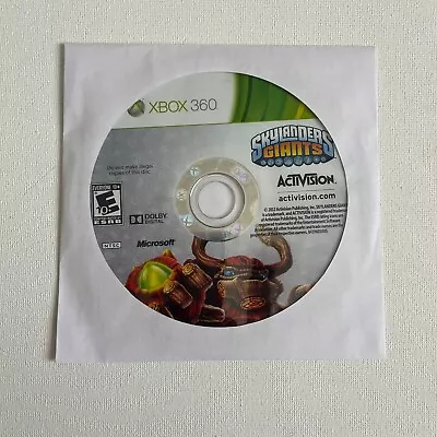Skylanders: Giants (Microsoft Xbox 360) Disc Resurfaced NO TRACKING B • $7.49