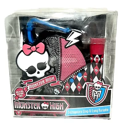 Monster High Sing Along Karaoke Machine With Microphone New • $9.95