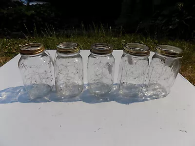 Vtg Lot Canning Fruit Mason Glass Jars Twinkle Light Ups 2 Ball 1 Atlas 2 Mom's • $49.99