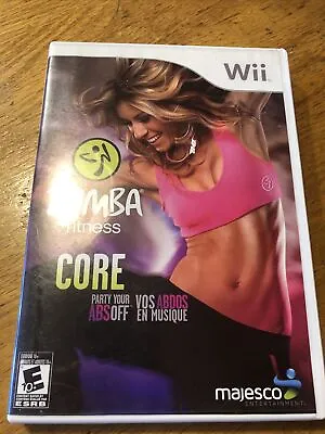 Zumba Fitness Core (Nintendo Wii 2012) Case And Manual Only • £2.10