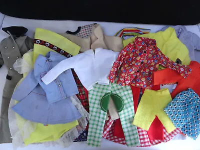 Vintage Mod 1960s 70s Barbie Clone Clothes Lot; Outfits And Pieces  • $15.75