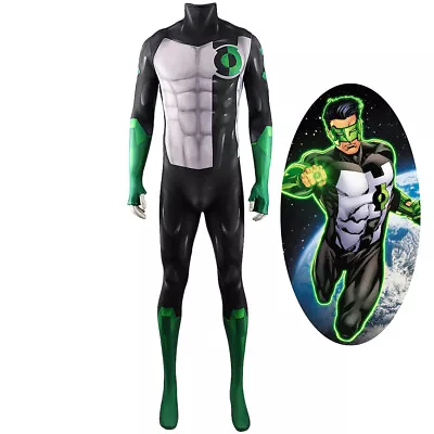 Green Lantern Kyle Rayner Costume Cosplay Bodysuit For Kids Adult • $63.89