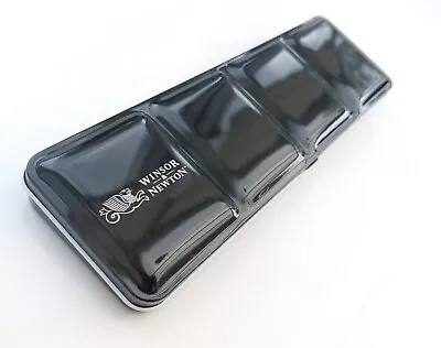 £20 • Buy Winsor & Newton Watercolour 24 Half Pan EMPTY Metal Box. Black. Brand New.