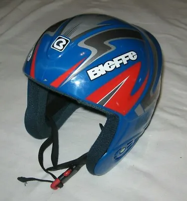 Kids Junior Bieffe BLUE Snow Ski Helmet BSB 1 Racing S Small 54-55 Made In ITALY • $59.43
