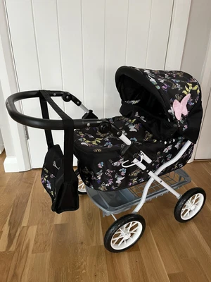 £15 • Buy Silver Cross Dolls Pram - Butterfly Print  & Changing Bag