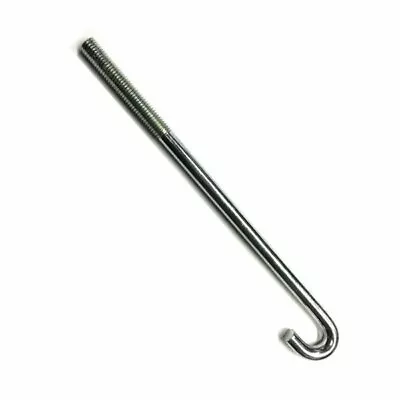 M8 Zinc Plated Mild Steel J Bolt 183 Mm Length 10 Mm Inside Diameter • £5.09