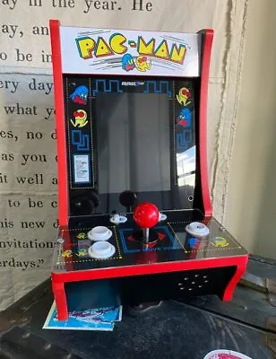 Rare Arcade1Up Pac-Man 2-in-1 Countercade Tabletop Home Arcade Machine Game New • $299.95