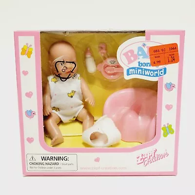 NEW Baby Born Mini World Doll Pink Potty Outfit Accessories Zapf Creation • $40.90