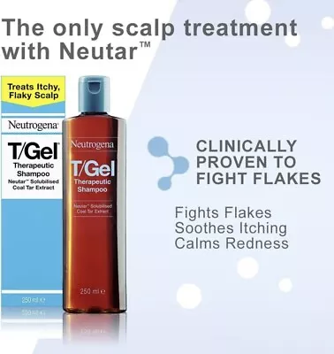 Neutrogena T-Gel Therapeutic Shampoo Against Dandruff - 250 Ml • £14.99