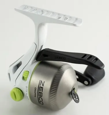 ZEBCO Crappie 33 MICRO Trigger Spin Reel W/6 Lb. Line ~ NEW W/o Retail Pack • $0.99