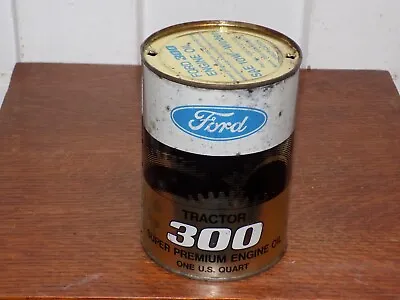 Vintage Ford Tractor 300 Empty Tin One Quart Oil Can • $30