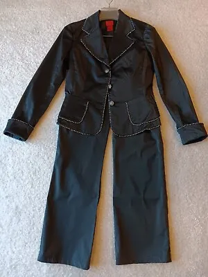 V Cristina Women's Black Denim Jacket & Pants - Jacket Size S Pants Size 8 • $30